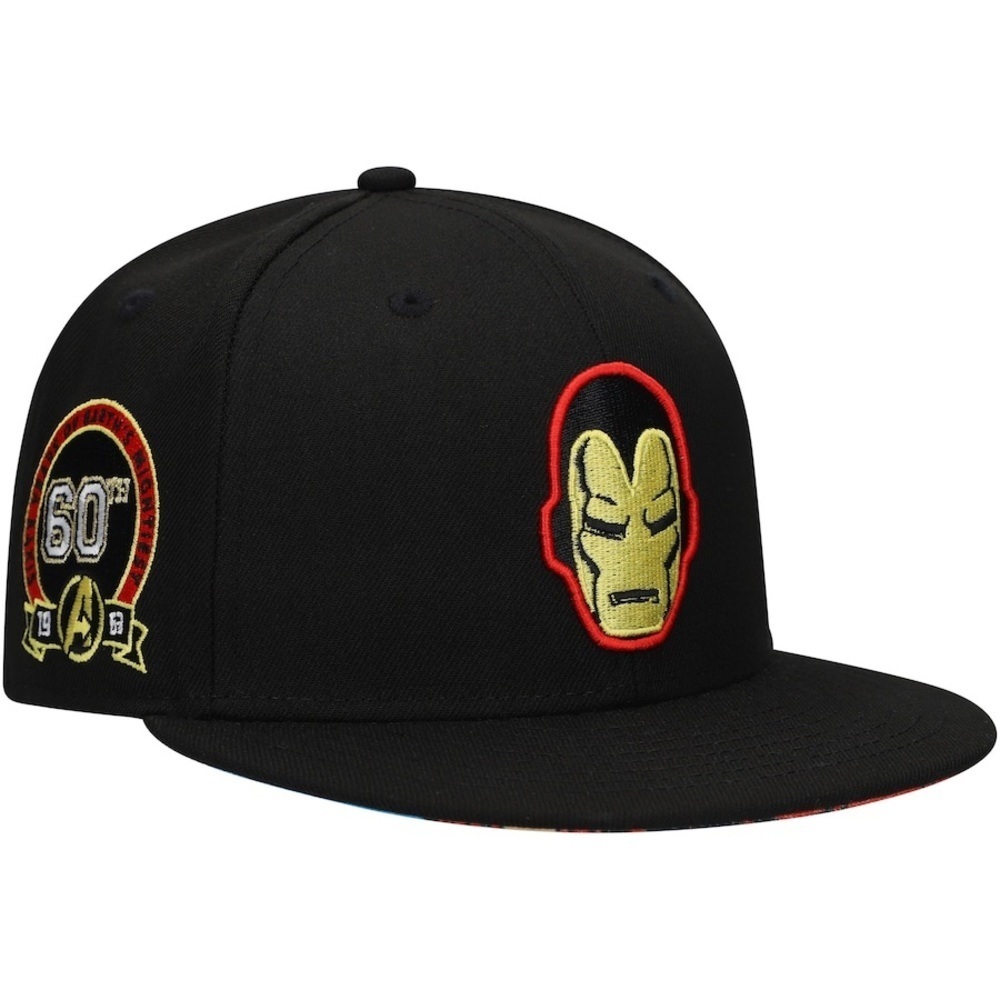 Marvel Iron-Man 60th Anniversary Limited Edition Adult Embroidered Snapback Hat